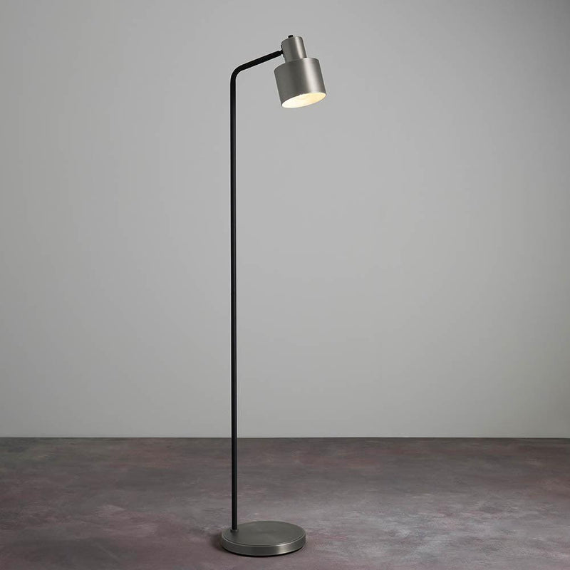 Endon Mayfield 1 Light Brushed Silver Floor Lamp by Endon Lighting 3
