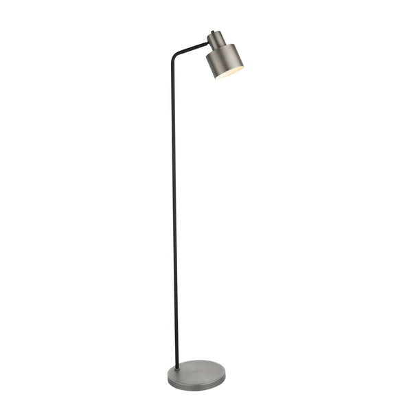 Endon Mayfield 1 Light Brushed Silver Floor Lamp by Endon Lighting 1