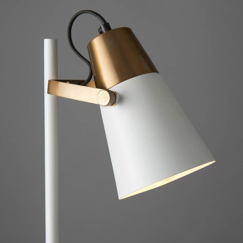 Endon Gerik 1 Light Brass Finish Table Lamp 6