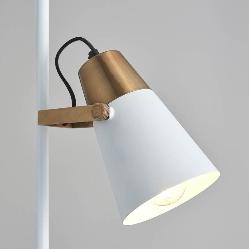Endon Gerik 2 Light Brass Finish Floor Lamp by Endon Lighting 6