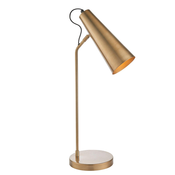 Endon Karna 1 Light Antique Brass Table Lamp 1