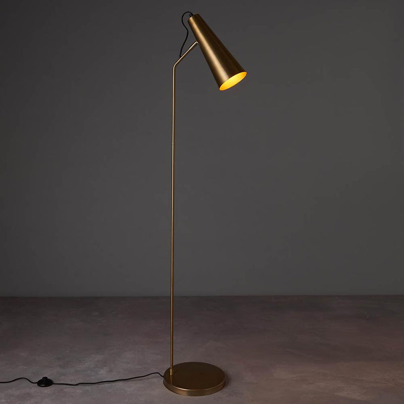 Endon Karna 1 Light Brass Finish Floor Lamp by Endon Lighting 3