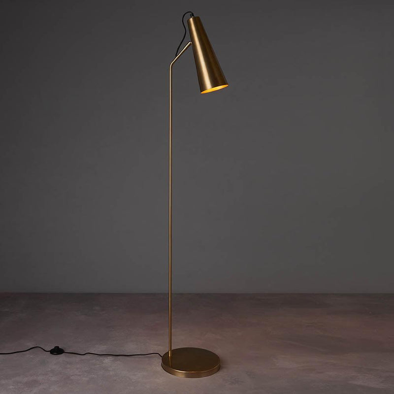 Endon Karna 1 Light Brass Finish Floor Lamp by Endon Lighting 4