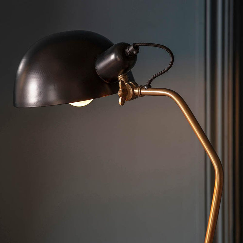 Endon Largo 1 Light Brass Finish Floor Lamp by Endon Lighting 4