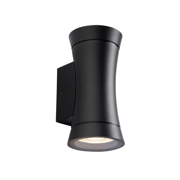 Camber Black Up & Down Outdoor Wall Light IP44 0W