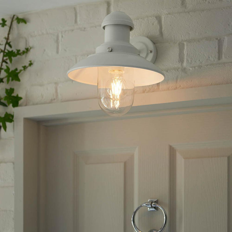 Endon Hereford Outdoor Gloss Stone Wall Light
