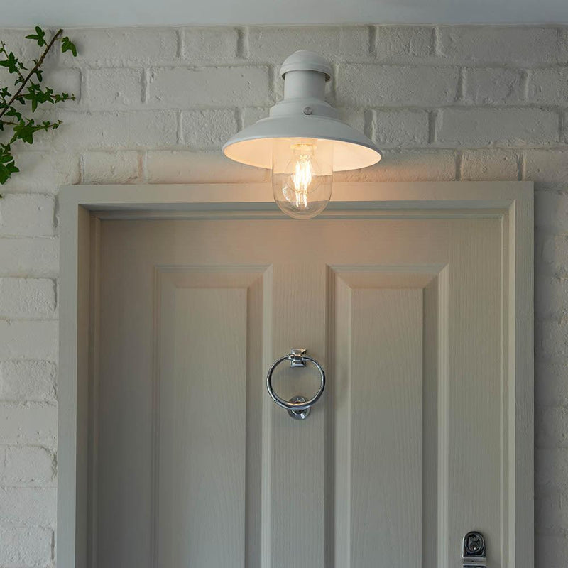 Endon Hereford Outdoor Gloss Stone Wall Light