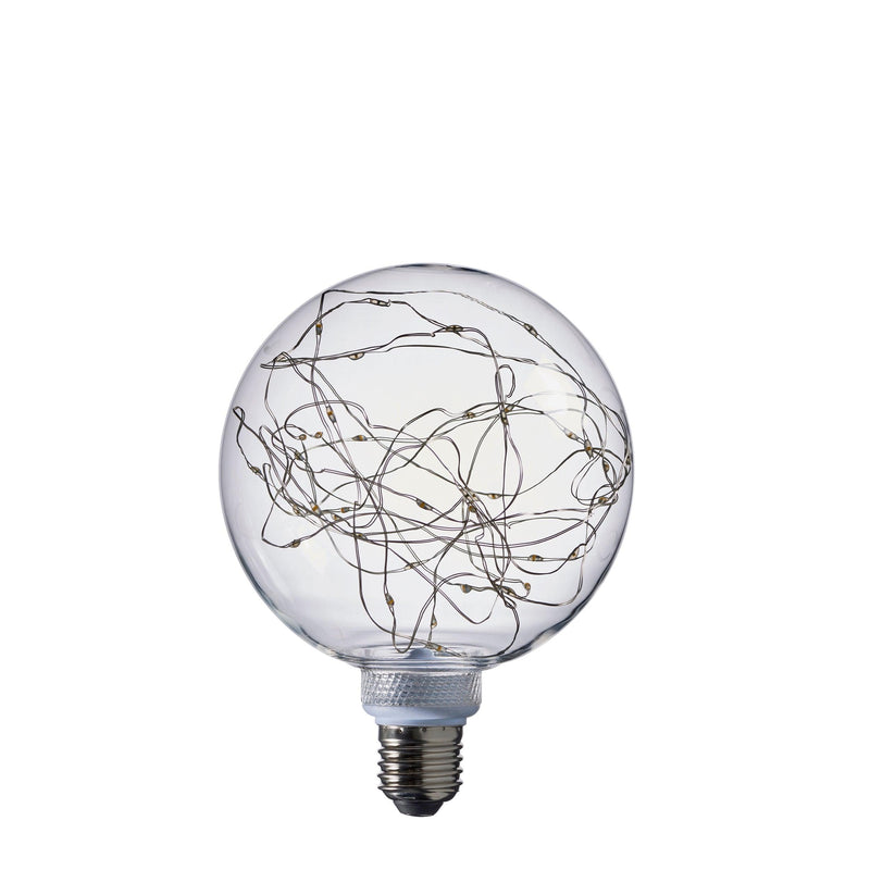 Firefly Clear Glass 1w Decorative E27 LED Light Bulb