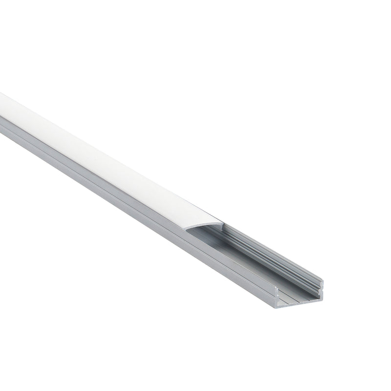 RigelSLIM Surface Wide 2m Aluminium Profile/Extrusion Silver