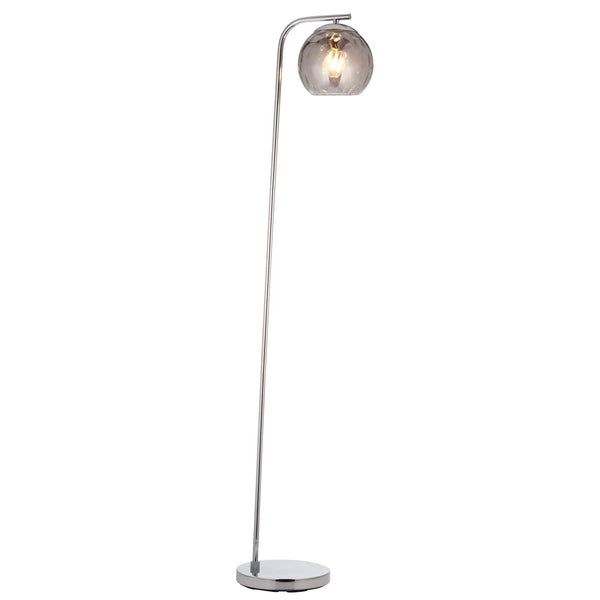 Endon Dimple 1 Light Chrome Finish Floor Lamp by Endon Lighting 1