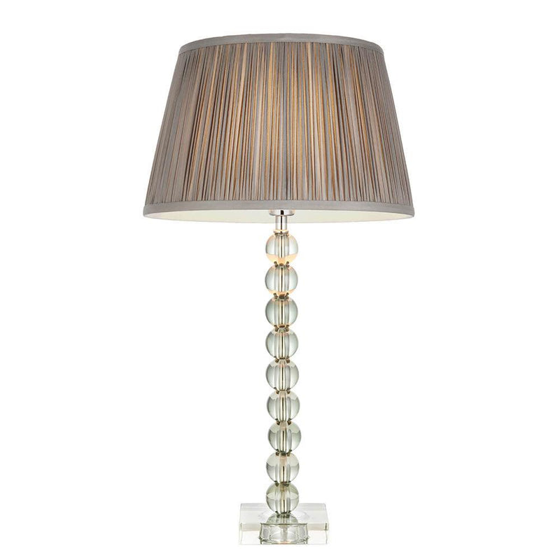 Endon Adelie 1 Grey Crystal Glass Light Table Lamp 8