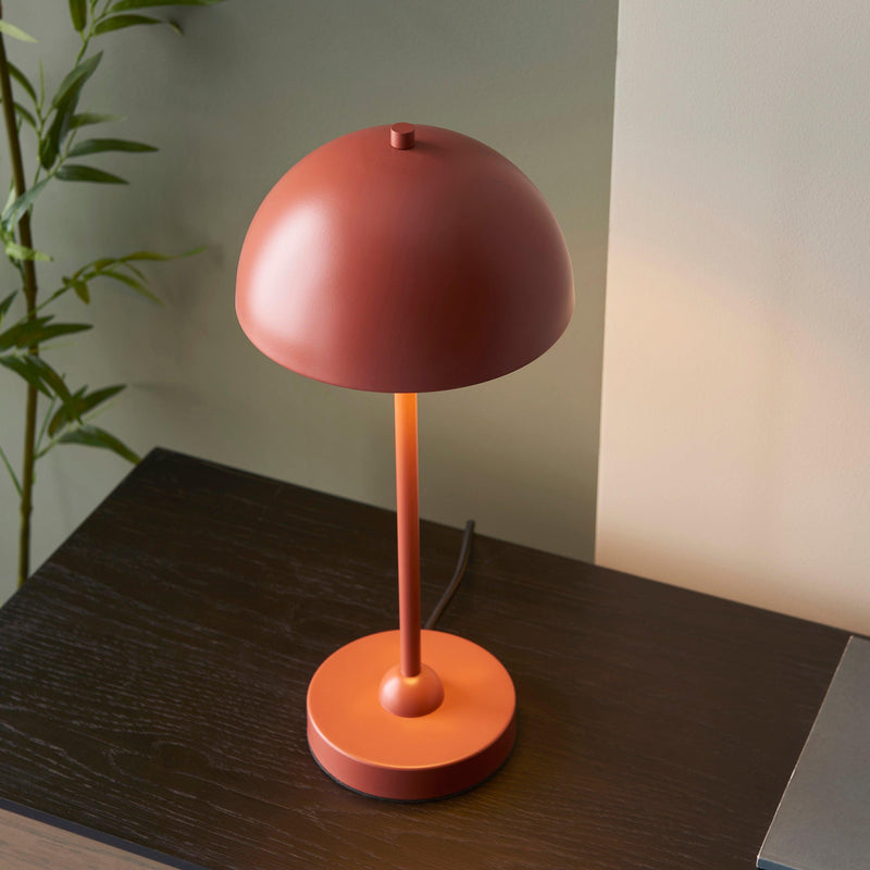 Endon Saroma Terracotta Table Lamp