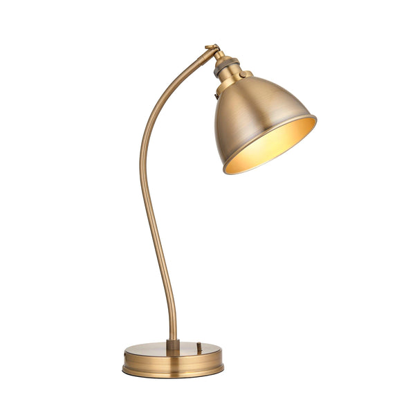 Endon Franklin 1 Light Brass Finish Table Lamp 1