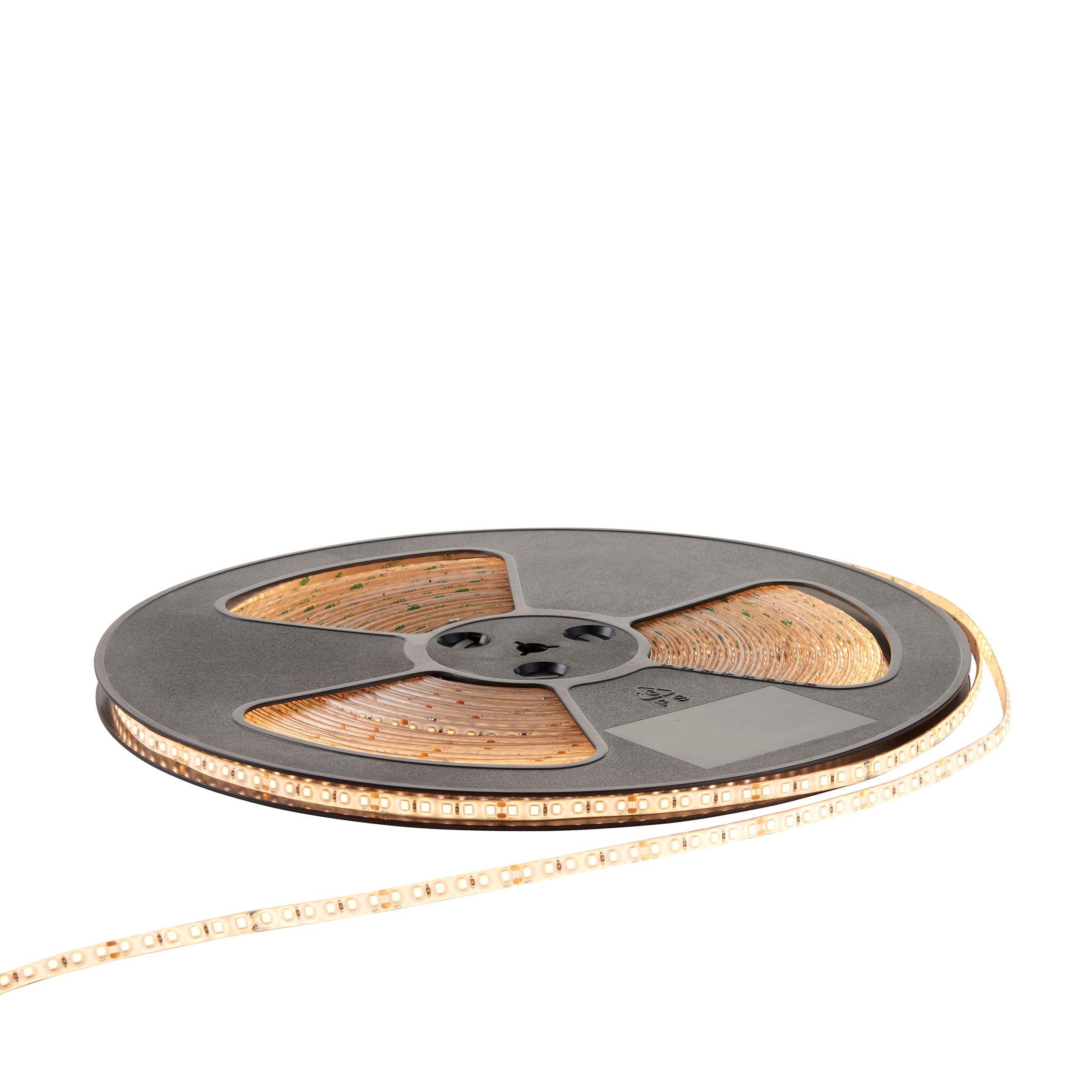 orion65 led 3000k 9 6w m 30m ip65 288w led flexible strip light by saxby lighting, close up image 320