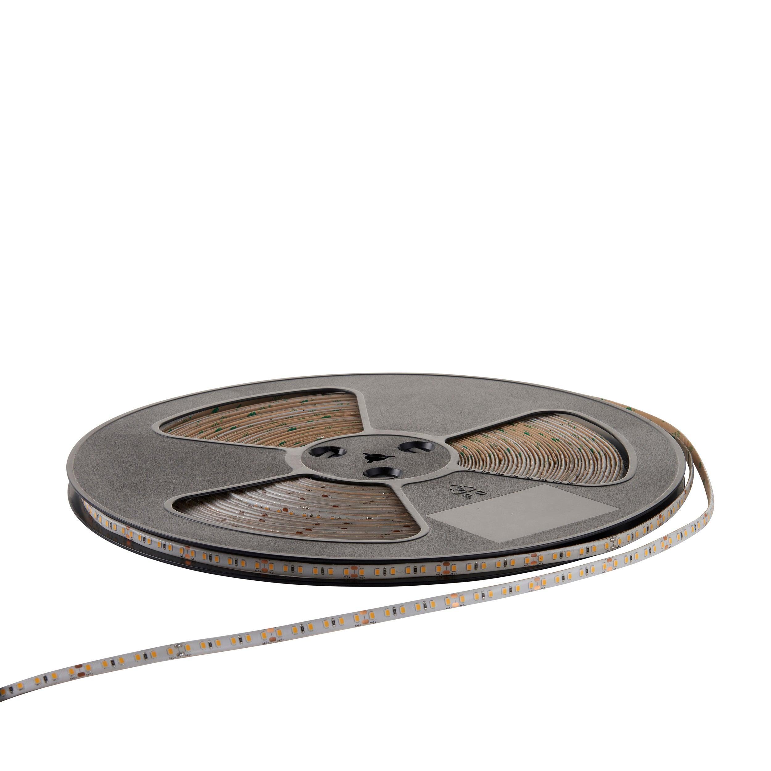 orion65 led 3000k 9 6w m 30m ip65 288w led flexible strip light by saxby lighting, close up image 273