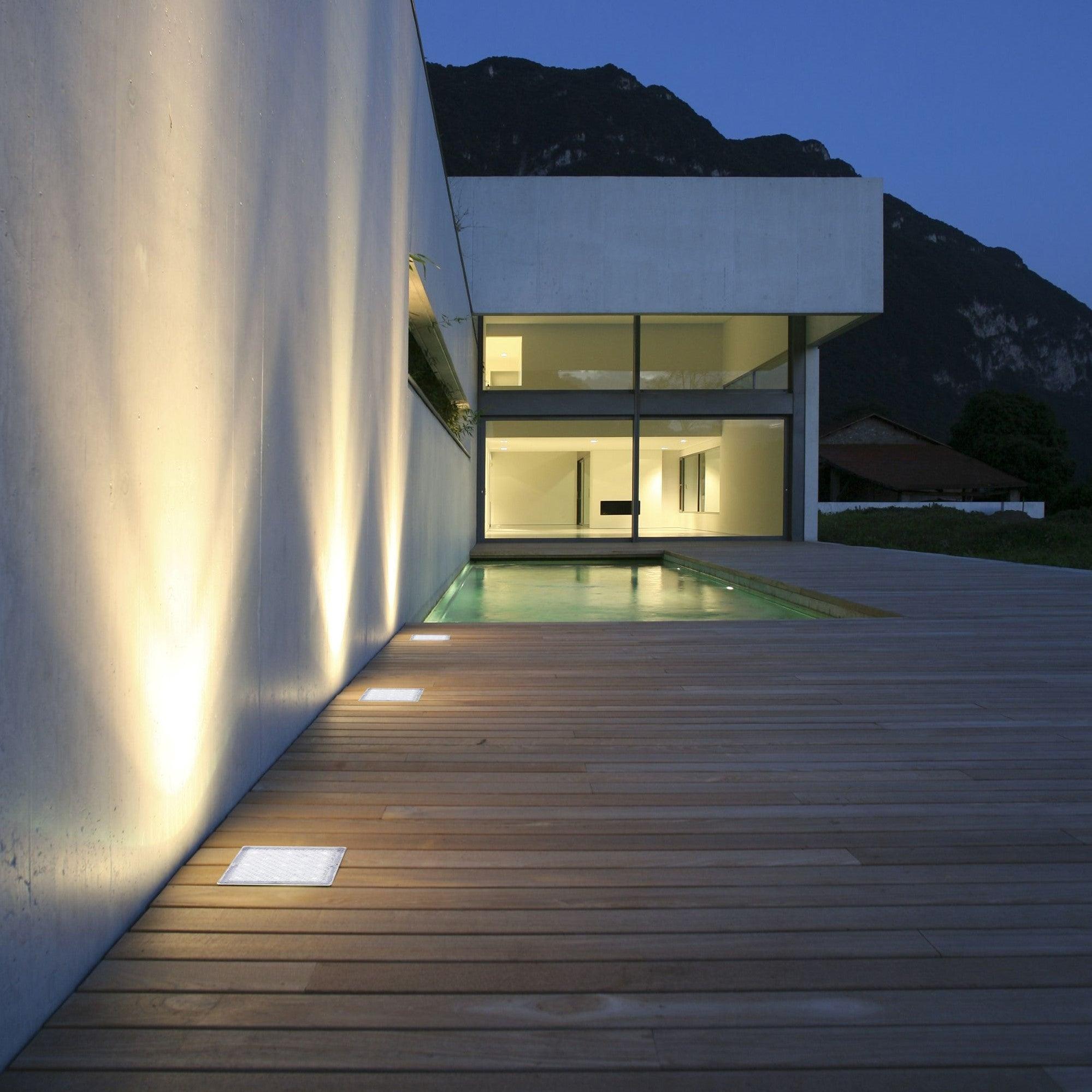 walkover led outdoor recessed clear small square floor light by searchlighting lighting, living room image