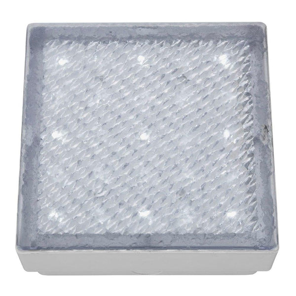 Walkover LED Outdoor Recessed Clear Small Square Floor Light