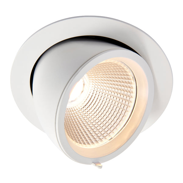 Axial Warm White LED Recessed Downlight Round 36W