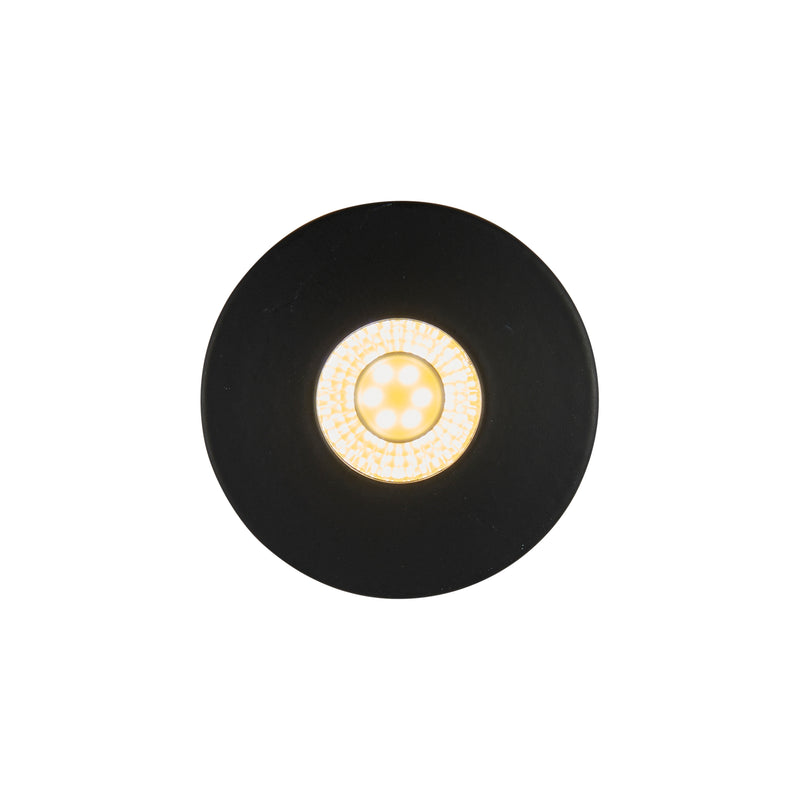 LALO Cool White Recessed Black LED Light IP44 4W