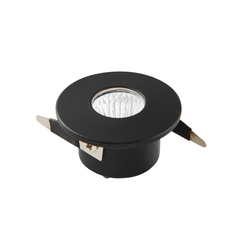 LALO Cool White Recessed Black LED Light IP44 4W