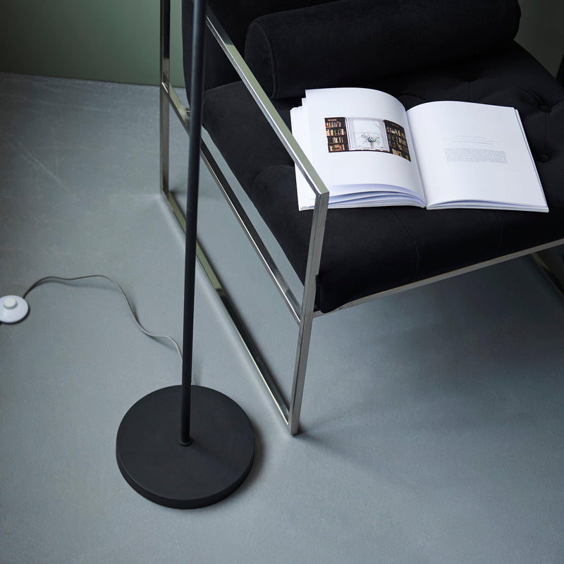 Pinner Black Modern Floor Lamp