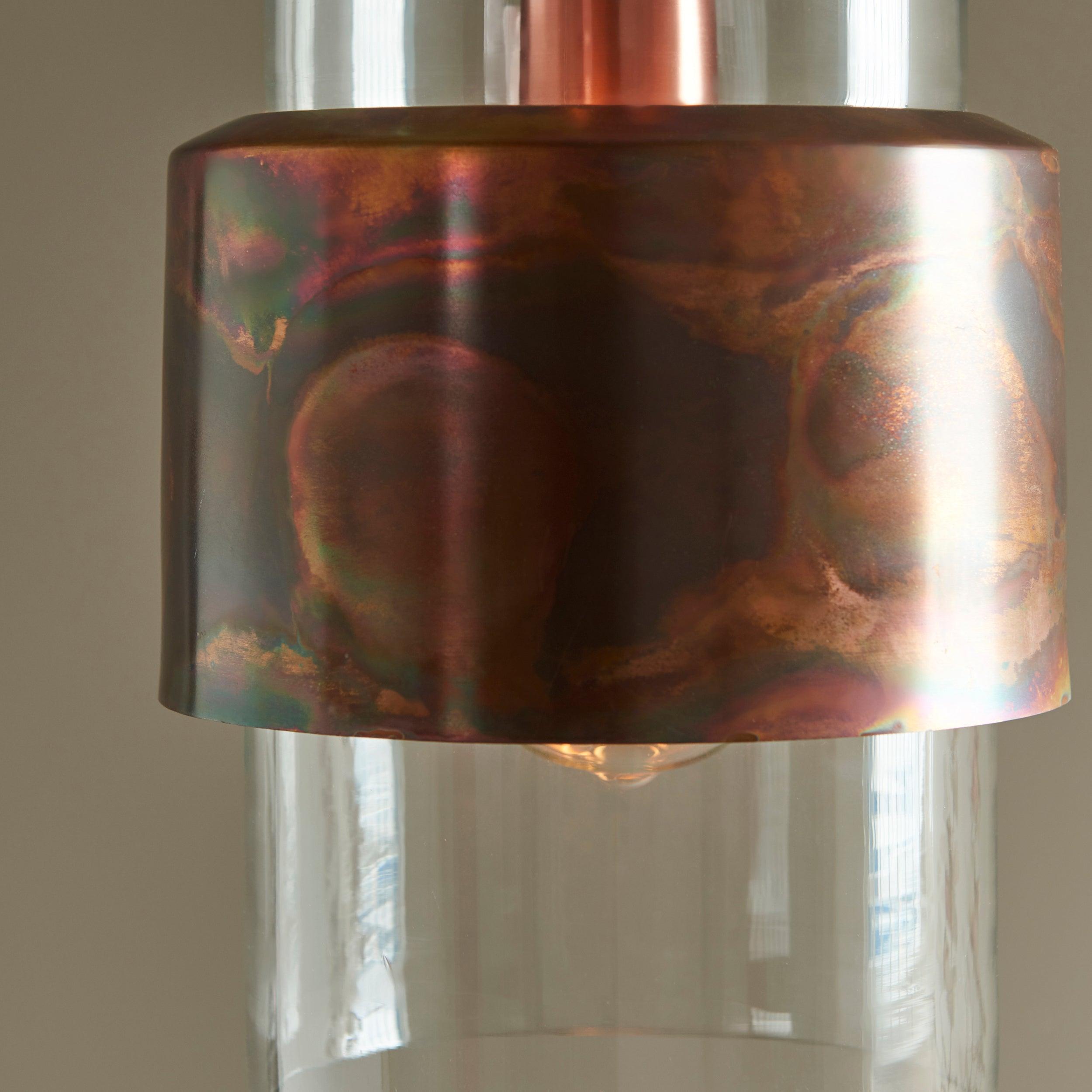 Vauxhall Modern Copper Patina Pendant Light-Ceiling Pendant Lights-Living Lights-7-Tiffany Lighting Direct