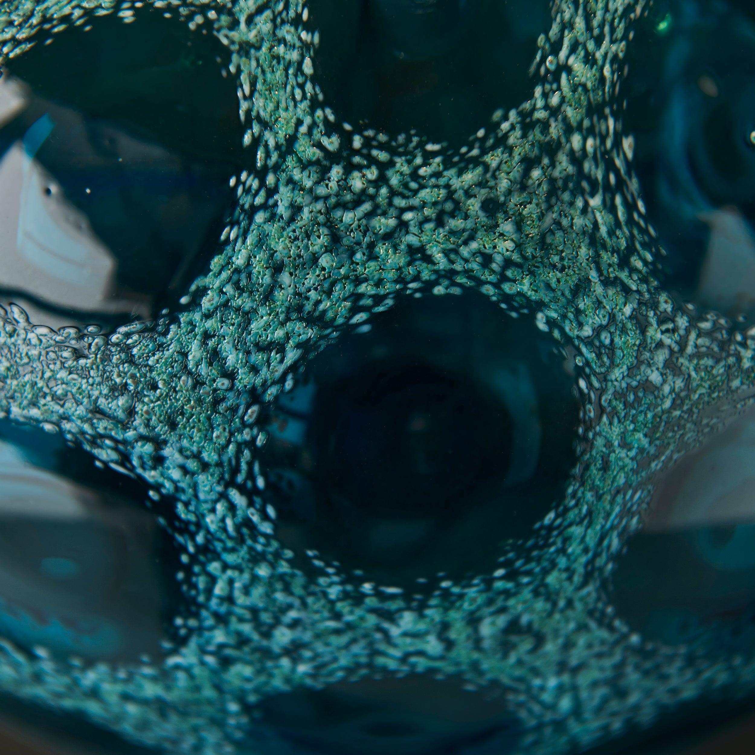 Living Lights Aqua Teal Artisan Glass Table Lamp Base-Living Lights-Living-Room-Tiffany Lighting Direct-[image-position]