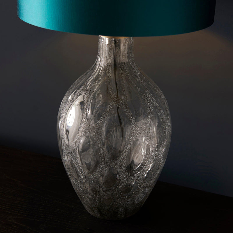 Pleasure Large Charcoal Tinted Glass Table Lamp Base