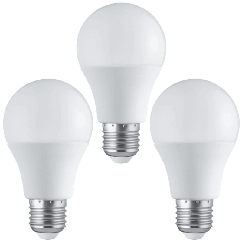 3 x E27 LED 10W Lamp/Bulb (60W Equivalent)