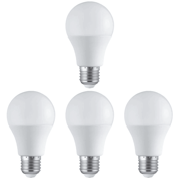 4 x E27 LED Dimmable 10W Lamp/Bulb (60W Equivalent)