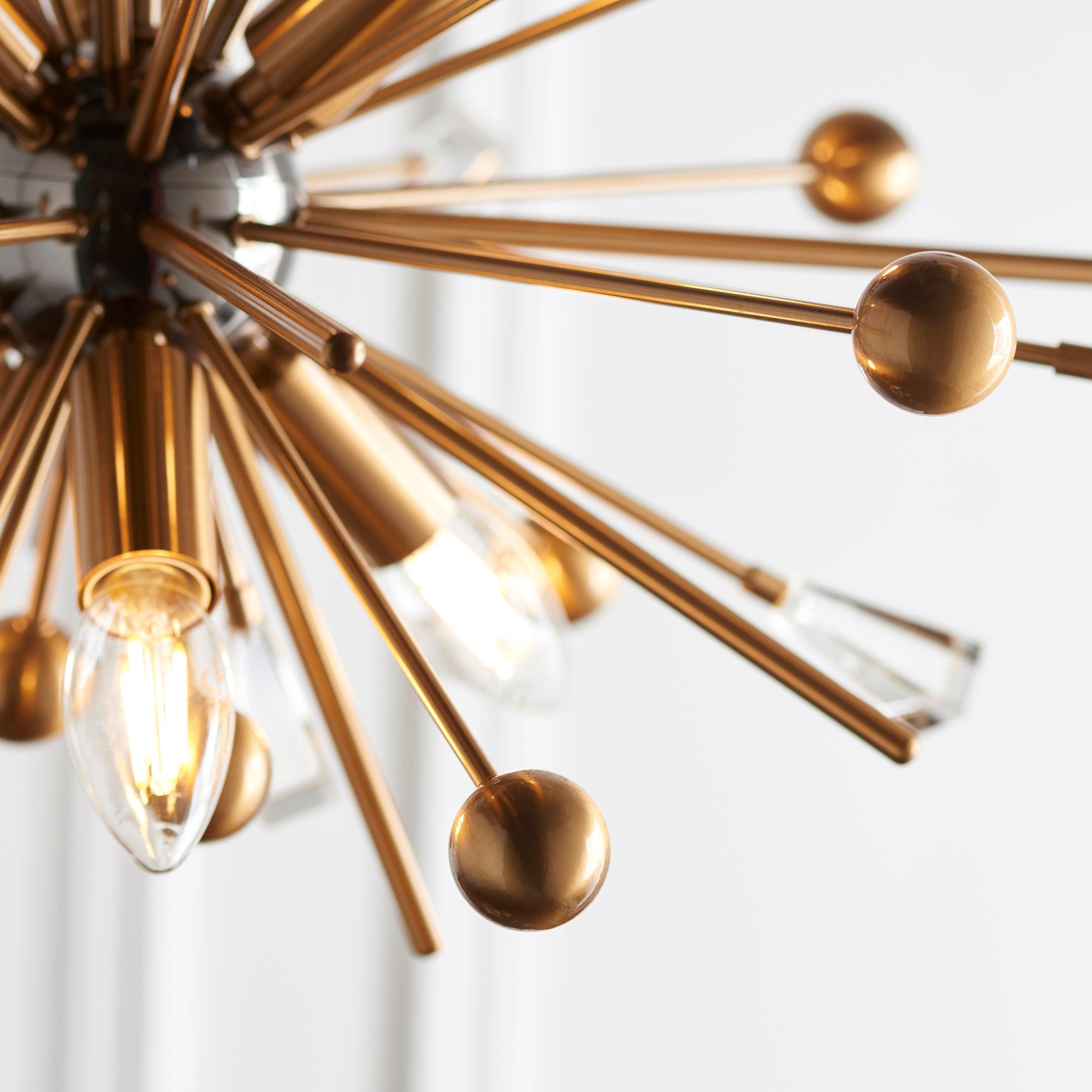 Suffolk Medium Brass Ceiling Pendant Light-Ceiling Pendant Lights-Living Lights-7-Tiffany Lighting Direct