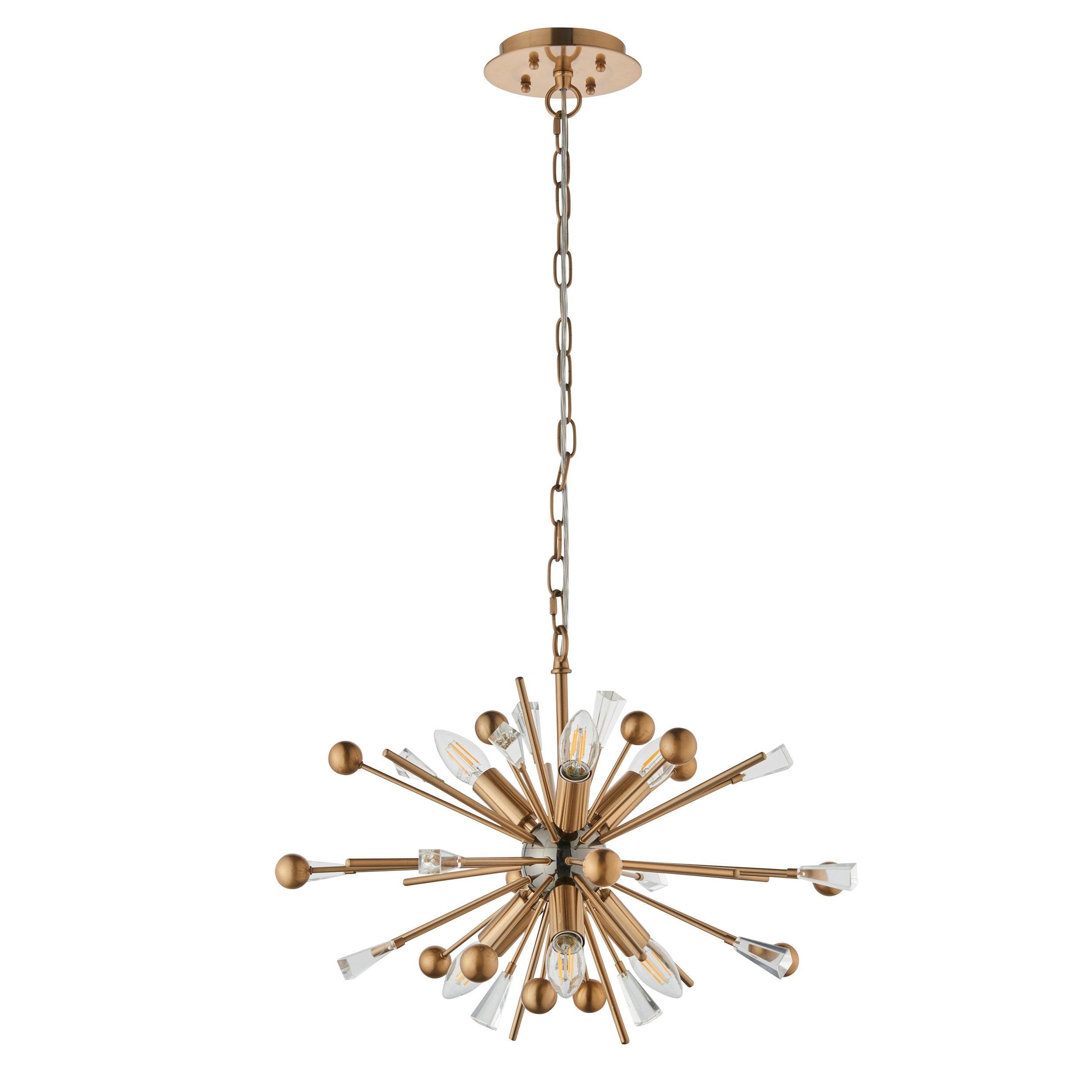 Suffolk Medium Brass Ceiling Pendant Light-Ceiling Pendant Lights-Living Lights-8-Tiffany Lighting Direct