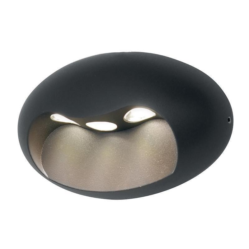 Elstead Eyes LED Graphite Outdoor Wall Light