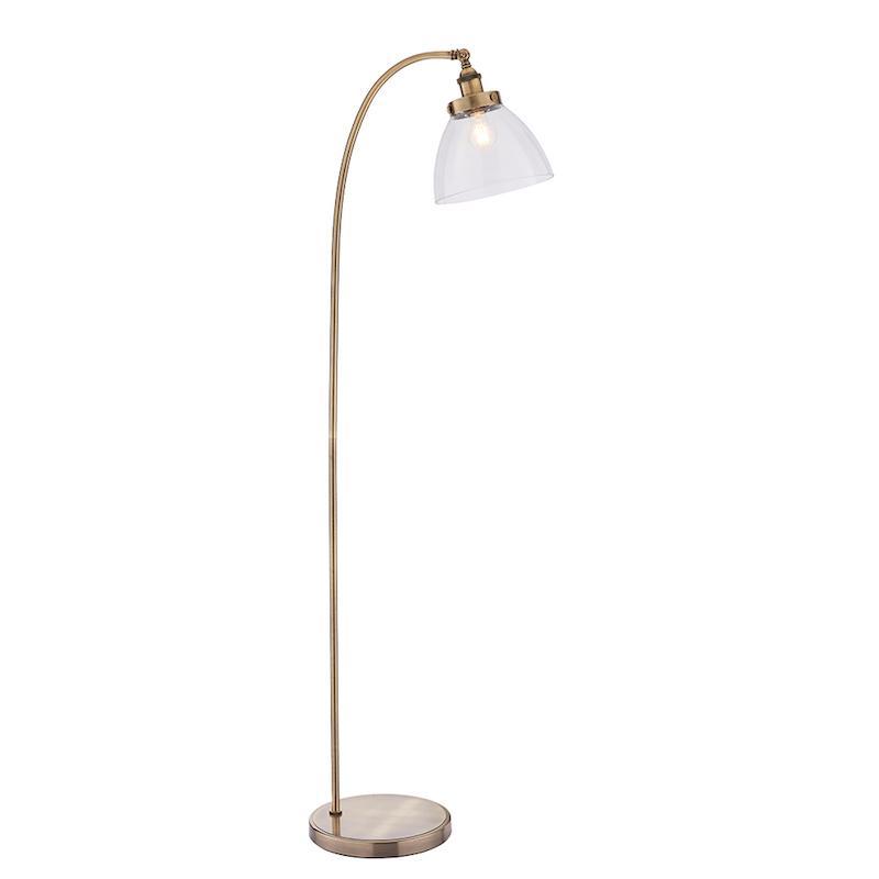 Hansen Brass Floor Lamp by Endon Lighting