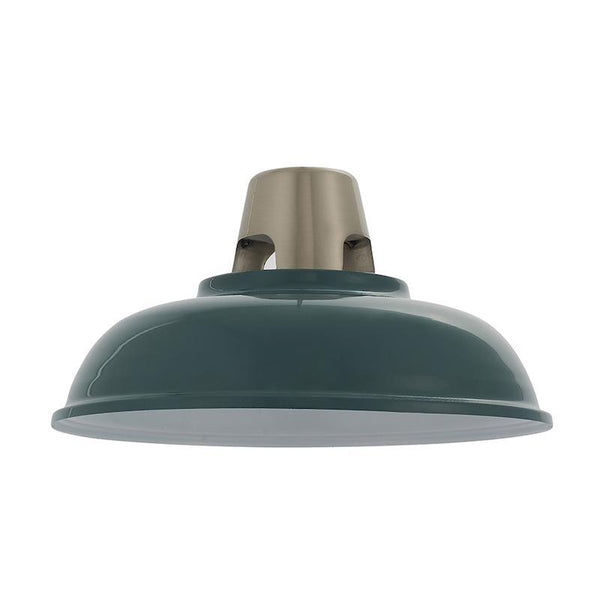 Henley 1lt Green Ceiling Pendant Light easyfit by Endon Lighting