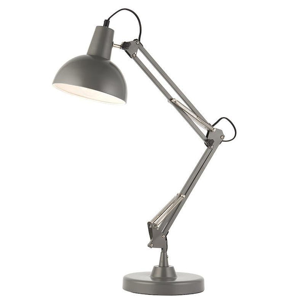 Marshall 1lt Grey Table Lamp by Endon Lighting