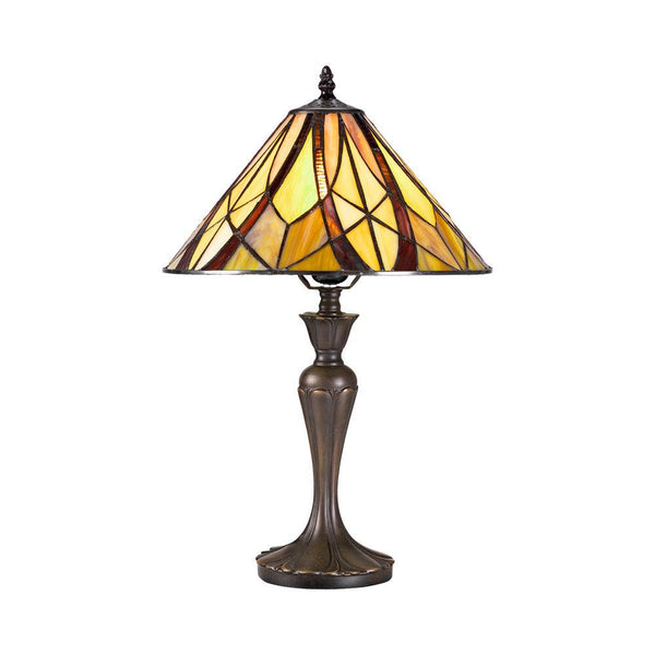 Oaks Lighting Basset Tiffany Style Medium Table Lamp