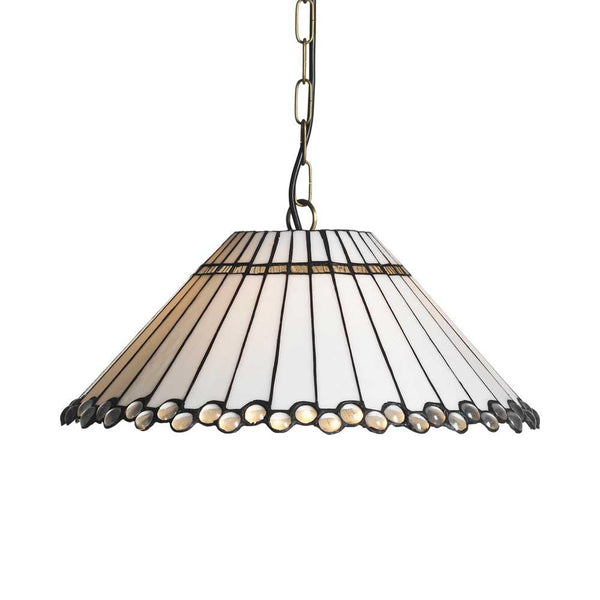 Oaks Fabian Tiffany Ceiling Light - Single Bulb Fitting