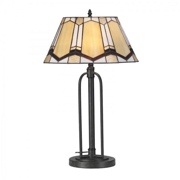 Curan Large Tiffany Table Lamp by Oaks Lighting