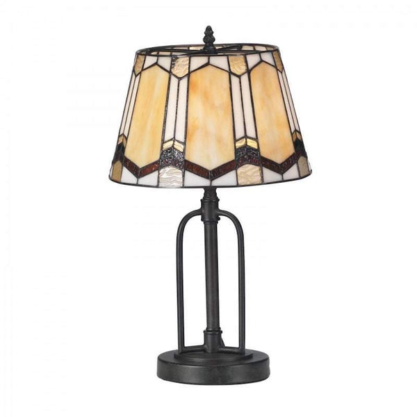 Curan Medium Tiffany Table Lamp by Oaks Lighting