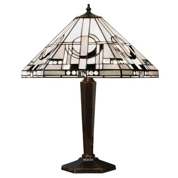 Metropolitan Tiffany Lamp With Cast Brass Base 64263
