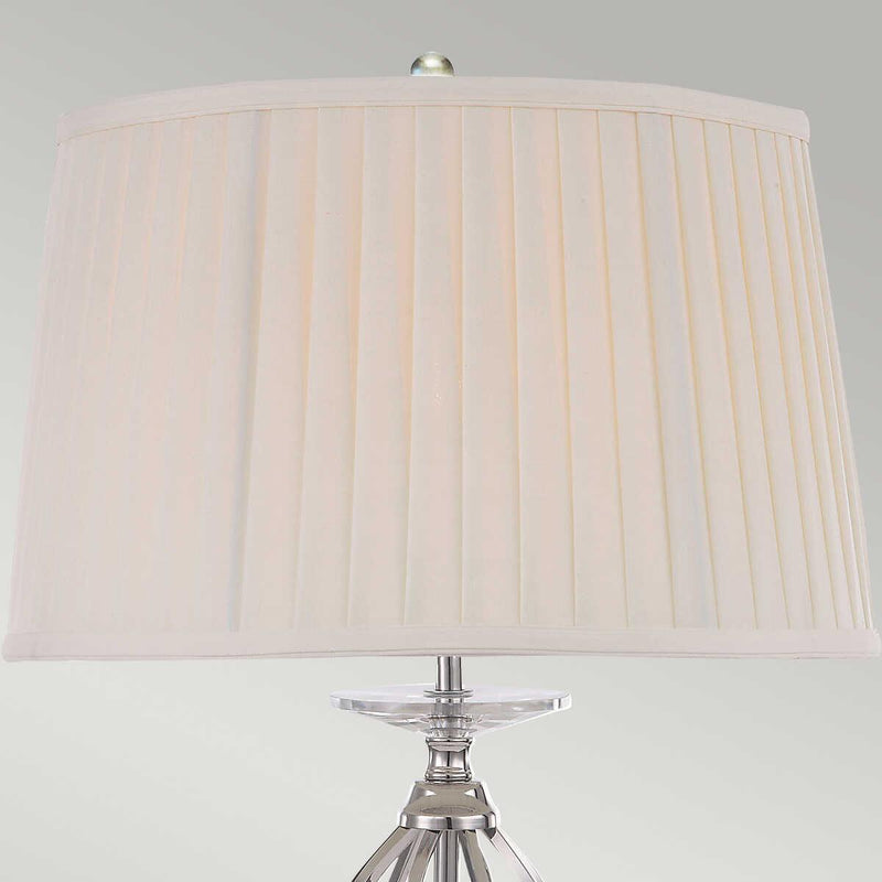 Traditional Table Lamps - Elstead Aegean Table Lamp AG/TL POL NICKEL 3