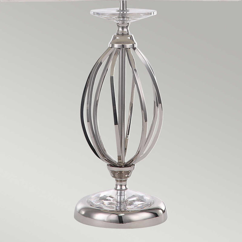 Traditional Table Lamps - Elstead Aegean Table Lamp AG/TL POL NICKEL 4