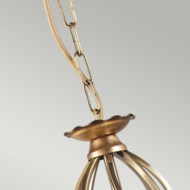 Elstead Aegean Aged Brass 3 Light Chandelier-Elstead Lighting-5-Tiffany Lighting Direct