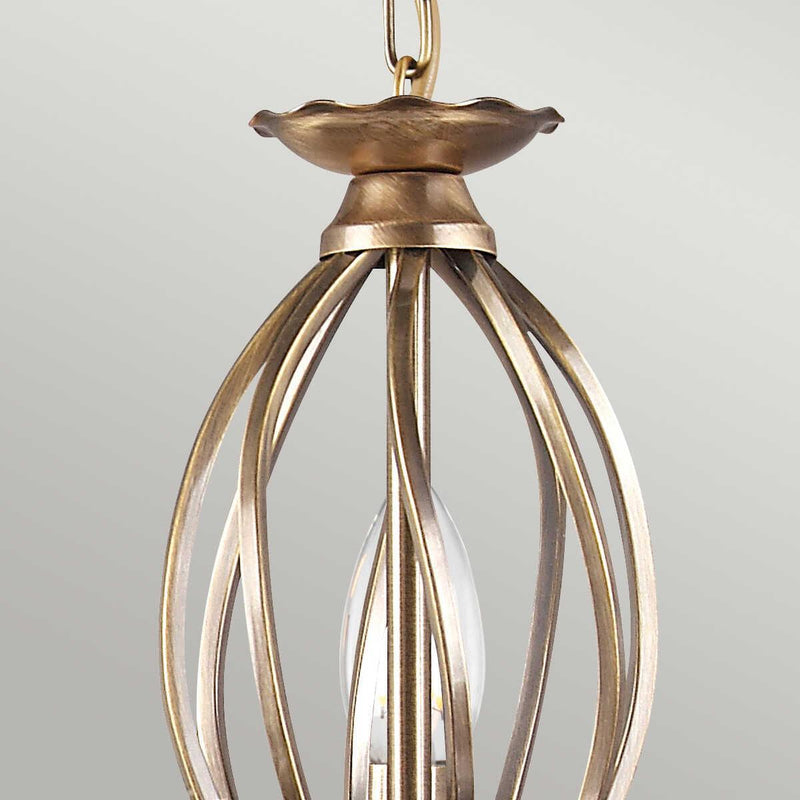 Elstead Aegean Aged Brass 5 Light Chandelier-Elstead Lighting-5-Tiffany Lighting Direct