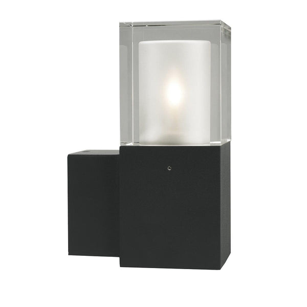 Norlys Arendal 1 Light Black Outdoor Wall Light