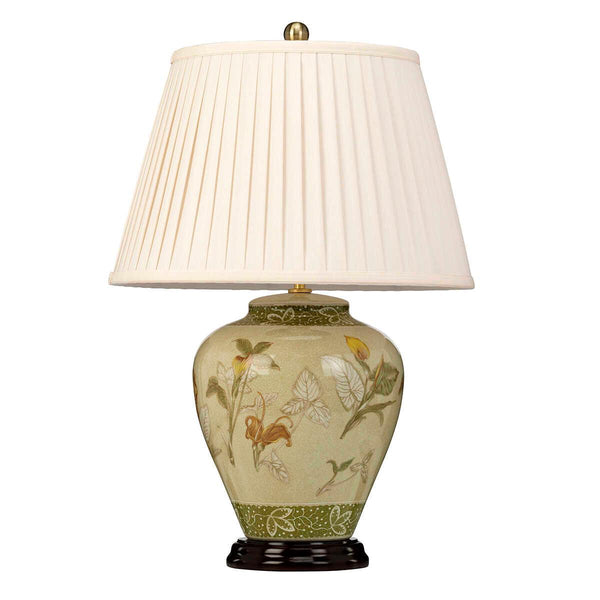 Traditional Table Lamps - Elstead Arum Lily Ceramic Table Lamp LUI/ARUM LILY & LUI/LS1040 3