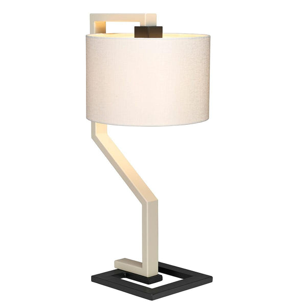 Axios Cream & Grey Table Lamp Elstead Lighting 1