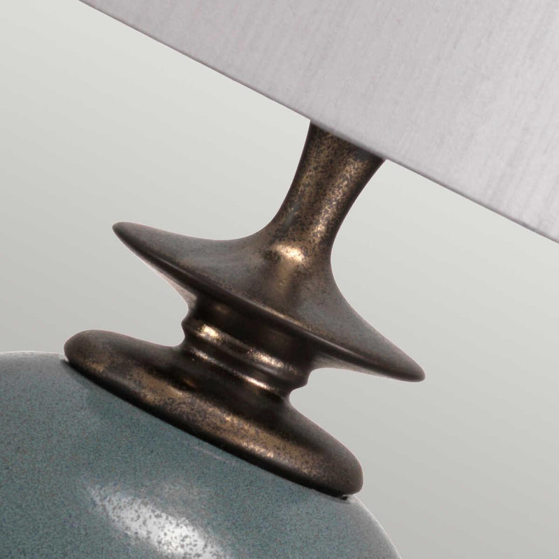 Ceramic Table Lamps - Elstead Barushka Blue Orb Table Lamp LUI/BABUSHKA & HQ/TD30-2134 4