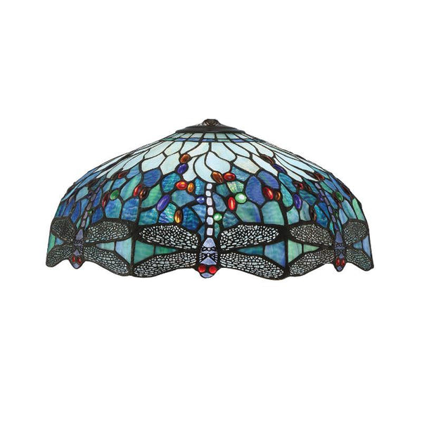 Blue Dragonfly Large Tiffany Shade by Interiors 1900